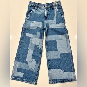 NWT Epic Threads Girls Size 6 Olivia Wide-Leg Cropped Jeans